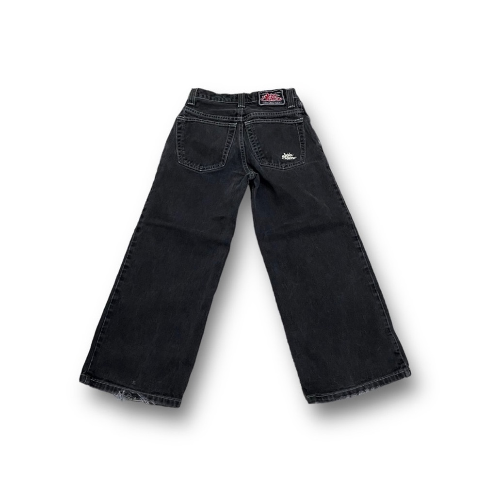 Vintage JNCO Jeans Youth Boys Funky 20 Denim Jeans Black 

Size 10 / 24 x 23